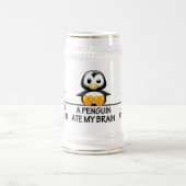 Funny Penguin Ate My Brain Graphic Bierpul (Center)