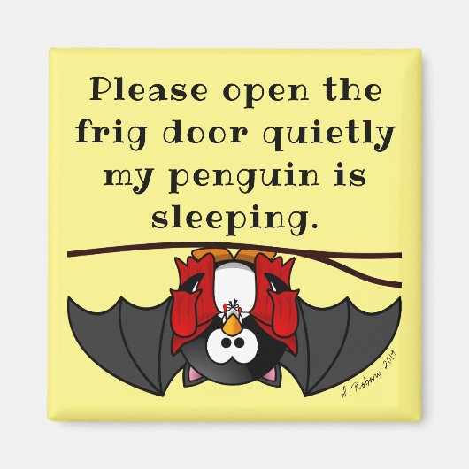 Funny Penguin Magneet (Voorkant)