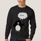 Funny Penguin Rude AF Cute Penguin Trui (Voorkant)