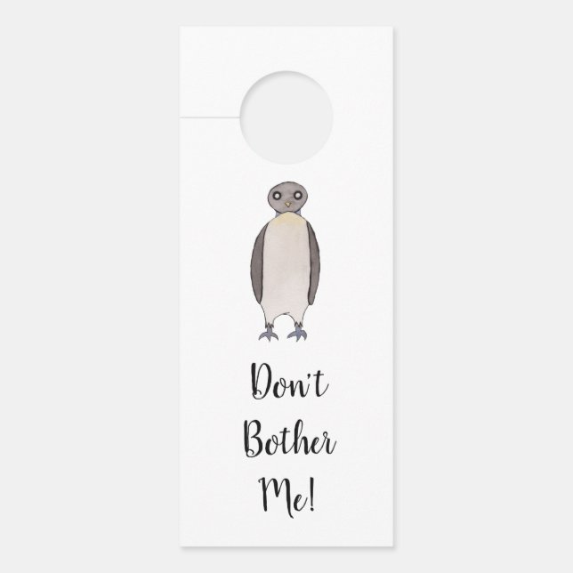 Funny Penguin stoort het teken niet (Voorkant)