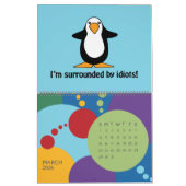 Funny Penguins Cartoons Grote Kalender (Mar 2026)