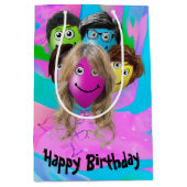 Funny People Birthday Balloons Medium Cadeauzakje (Voorkant)