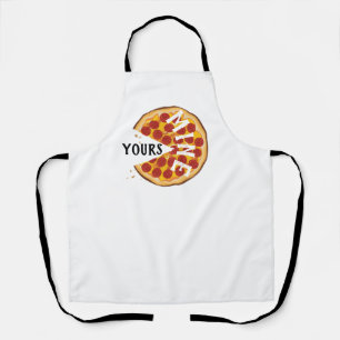 Funny pepperoni pizza schattige foodie schort