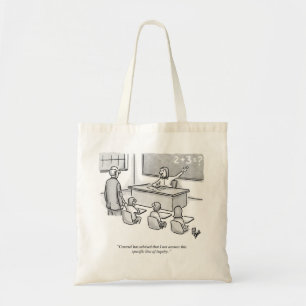 Funny Percentres Classroom Advocaat Cartoon Humor Tote Bag