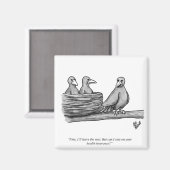 Funny Percentres Lege Nester Ouderschap Humor Magneet (Voorkant / Achterkant)