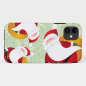 Funny Père Noël, coque iphone (Dos (Horizontal))