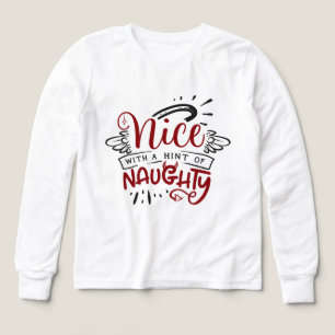 Funny Père Noël liste de mots art unisex kids
