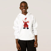 Funny Père Noël Sweat - shirt à capuche (Devant entier)