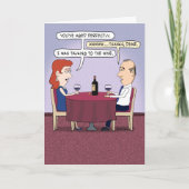 Funny Perfeced Wine Birthday Kaart (Voorkant)