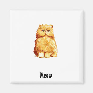 Funny Persian Cat Magnet Magneet