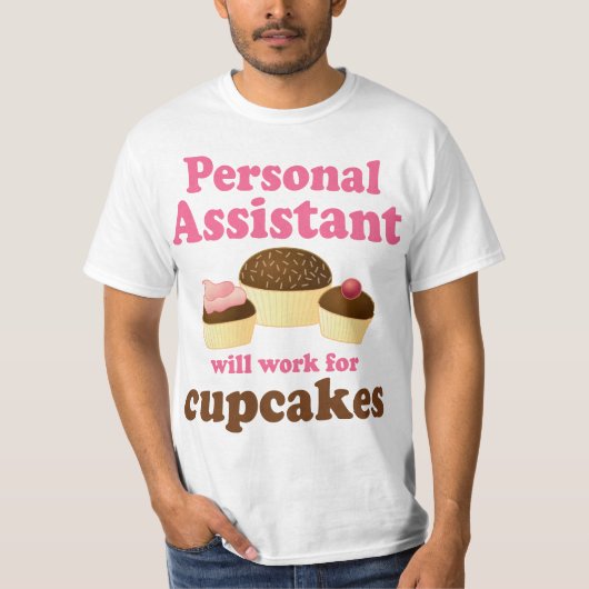 Funny Personal Assistant T-shirt (Voorkant)