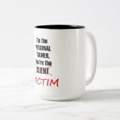 Funny Personal Trainer Fitness Workout Mok (Voorkant rechts)