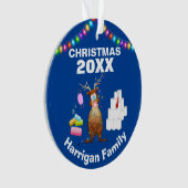 Funny Personalized 2020 Covid kerstboom Ornament (voorkant)
