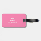 Funny Personalized Bagagelabel (Achterkant horizontaal)
