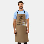 Funny Personalized Barbeque Timer Apron Schort (Gedragen)