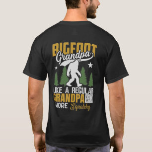 Funny Personalized Big Foot Grandpa T-shirt