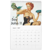 FUNNY Personalized Calendar for HIM Kalender (Mar 2027)