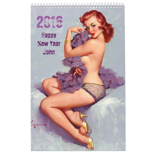 FUNNY Personalized Calendar for HIM Kalender (Hoes)