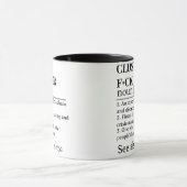 Funny Personalized Cluster F*ck Fixer Mug Definiti (Centre)