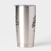 Funny Personalized Custom Tumbler  Geïsoleerde Drinkbeker (Rechts)
