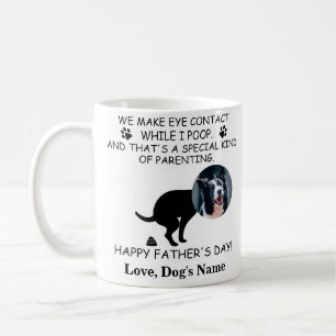 Funny Personalized Dog Dad, Dog Poop Vaderdag Koffiemok