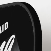 Funny Personalized Drink Practice Roos Wine Pickleball Paddle (Links Detail)