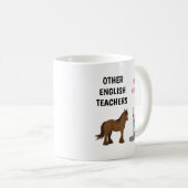 Funny Personalized English Teacher Mok Gift (Voorkant rechts)