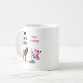 Funny Personalized English Teacher Mok Gift (Voorkant links)