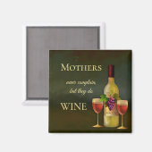 Funny Personalized Fine Art Wine Magnet Magneet (Voorkant / Achterkant)