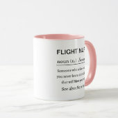 Funny Personalized Flight Nurse Definition Mok (Voorkant rechts)