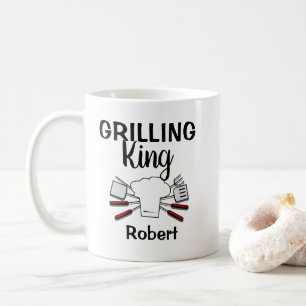 Funny Personalized Grilling King Koffiemok