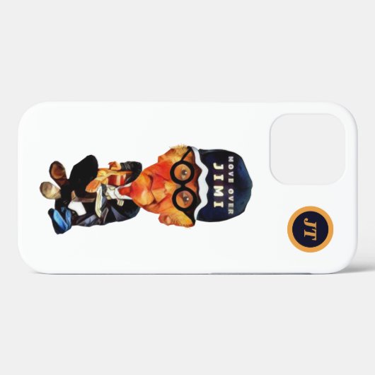 Funny Personalized Guitar Player Apple iPhone Case (Achterkant (horizontaal))