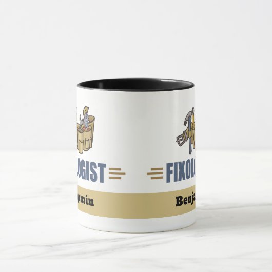 Funny Personalized Handyman Mok (Midden)
