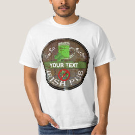 Funny Personalized Irish pub sign T-shirt