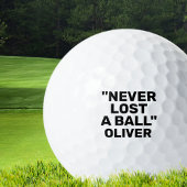 Funny Personalized Lost Golfballen