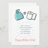 Funny Personalized Moederdag Feestdagenkaart (Voorkant / Achterkant)
