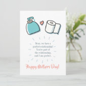 Funny Personalized Moederdag Feestdagenkaart (Staand voorkant)