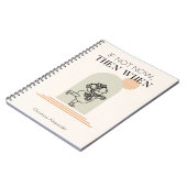 Funny Personalized Motivatie Notitieboek (Linkerzijde)