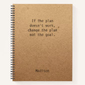 Funny Personalized Notes Kantoor Meeting Notitieboek (Voorkant)