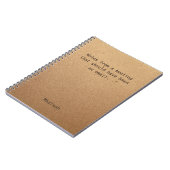 Funny Personalized Notes Kantoor Meeting Notitieboek (Linkerzijde)