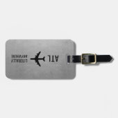 Funny Personalized Pilot Gift Travel Lover Bagagelabel (Voorkant horizontaal)