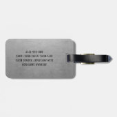 Funny Personalized Pilot Gift Travel Lover Bagagelabel (Achterkant horizontaal)