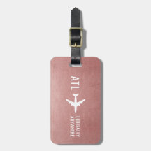 Funny Personalized Pilot Gift Travel Lover Pink