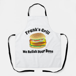 Funny Personalized Relax Uw Buns BBQ Schort