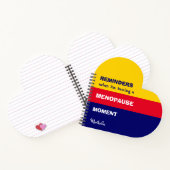 Funny Personalized REMINDERS MENOPAUSE MOMENT Notitieboek (Binnen)