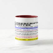 Funny Personalized Rx Prescription koffie Mok (Midden)