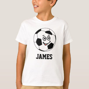 Funny Personalized Sport Voetbal White T-Shirt