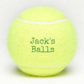 Funny Personalized Tennis Balls Tennisballen (Achterkant)