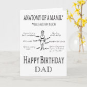 Funny Personnalisé Cyclisme Carte d'anniversaire M (Fleur jaune)