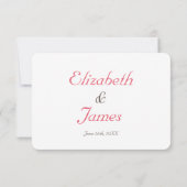 Funny Personnalisé Mariage RSVP carte d'invitation (Dos)